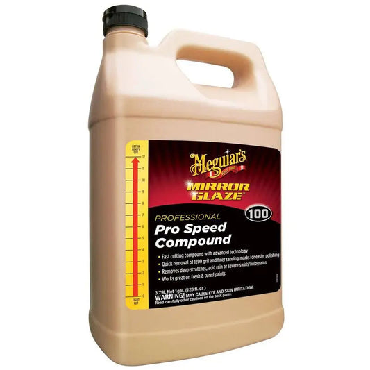 Meguiar’s M10001 Mirror Glaze Pro Speed Compound 1 Gallon