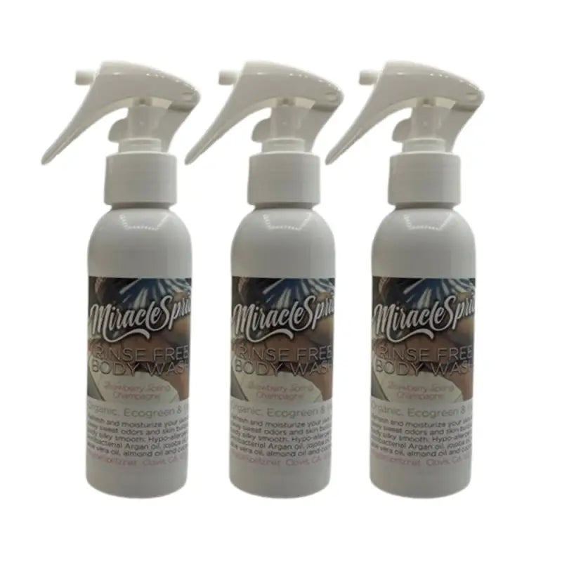 Rinse Free Body and Hair Wash with Strawberry Spring